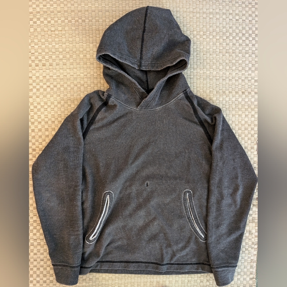 Vollebak Black Algae Hoodie Hemp Blend Men's Size Small Made in Portugal